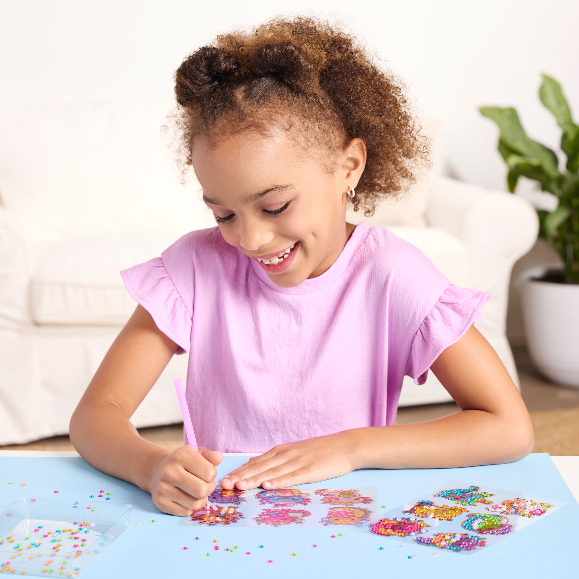 Creativity for Kids® Big Gem Diamond Painting Axolotl